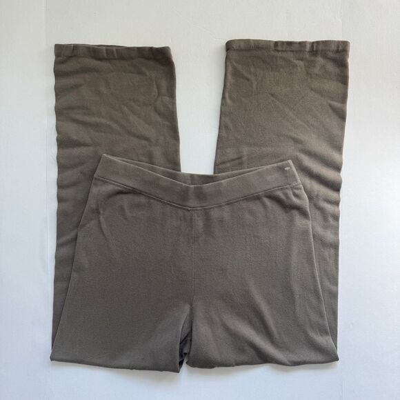 Eileen Fisher Taupe Brown Stretch Straight Leg Pants Size Small - Picture 1 of 6